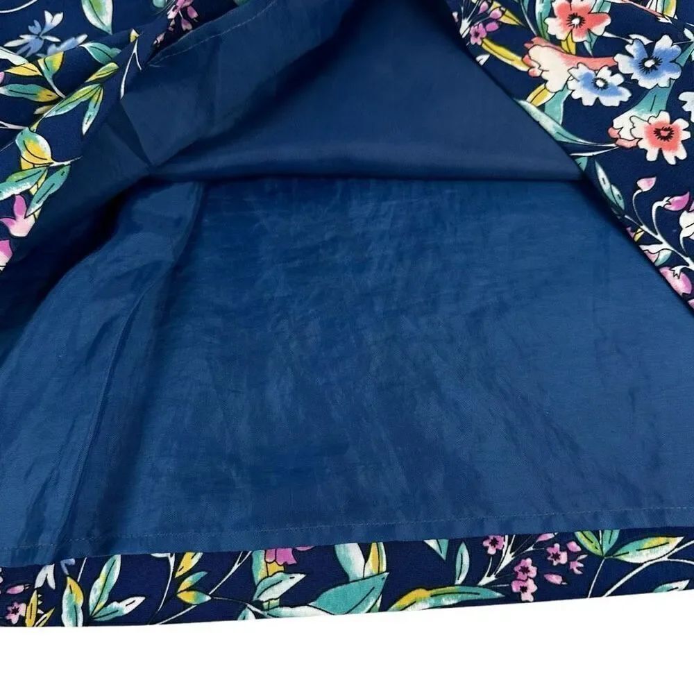 Talbots Floral Drawstring Skirt size 10 - Picture 5 of 6